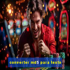 converter md5 para texto